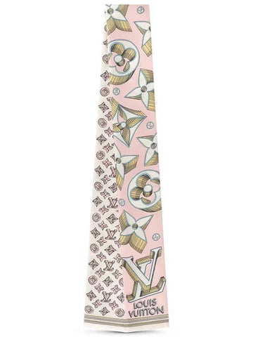 Ultimate 3D Monogram Scarf Rose - LOUIS VUITTON - BALAAN 1