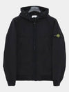 Wappen Patch Soft Shell Napping Zip Up Jacket Black - STONE ISLAND - BALAAN 2