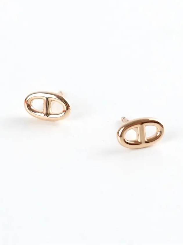 Chaine D Ancre  Earrings Rose Gold - HERMES - BALAAN 3