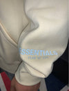 Logo hooded zipup cream - FEAR OF GOD ESSENTIALS - BALAAN 4