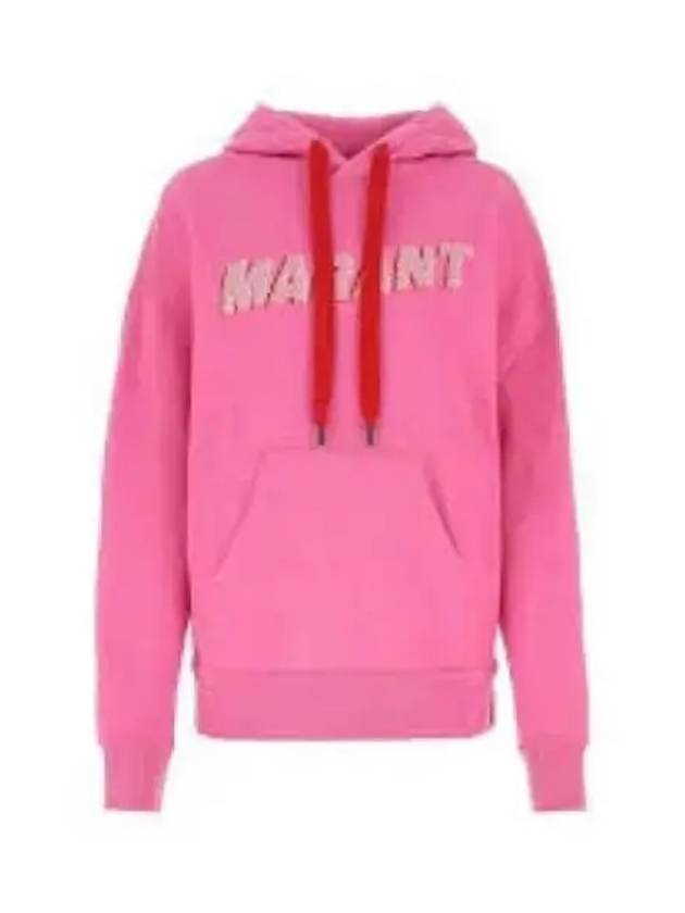 Mansell Logo Hoodie Pink SW0001FAA1M82E40PK - ISABEL MARANT - BALAAN 1