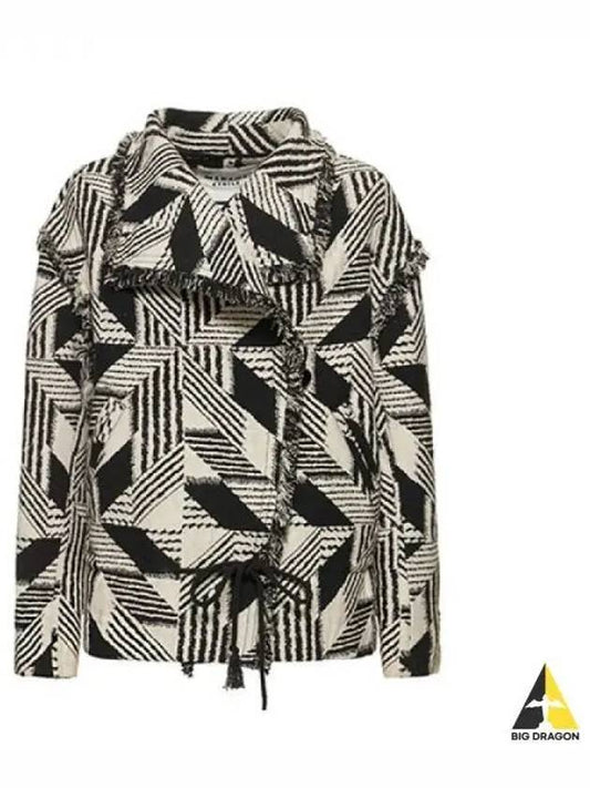 ETOILE Women s Jesilo Patterned Jacket Black MA0021FA A1E27E - ISABEL MARANT - BALAAN 1