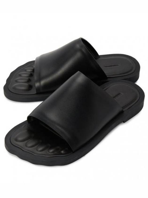 Leather Slippers Black - BALENCIAGA - BALAAN 2