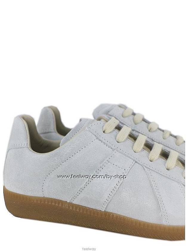 Women's Suede Replica German Army Low Top Sneakers Grey - MAISON MARGIELA - BALAAN 6