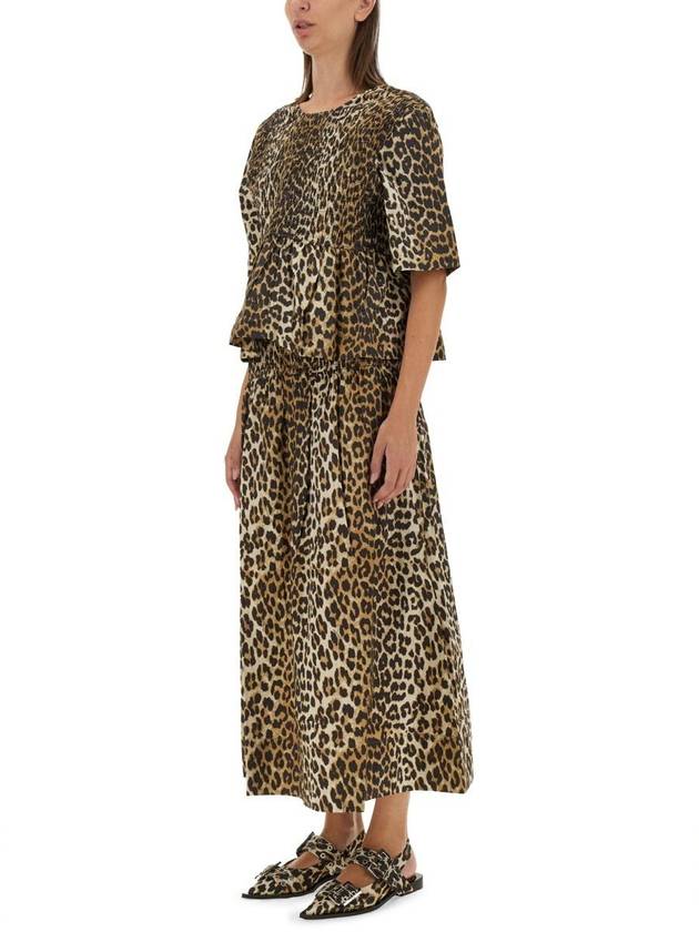 Ganni Animal Print Top - GANNI - BALAAN 4