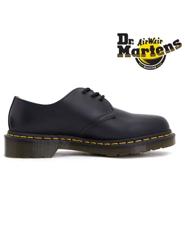 1461 Smooth 3 Hole Leather Loafers Black - DR. MARTENS - BALAAN 2