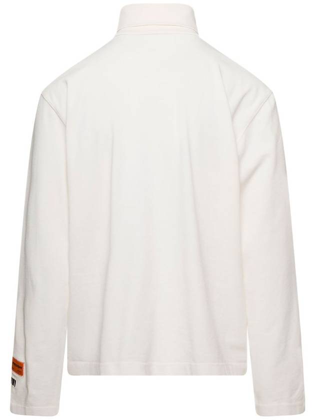 HPNY Logo Embroidered Turtleneck White - HERON PRESTON - BALAAN 3