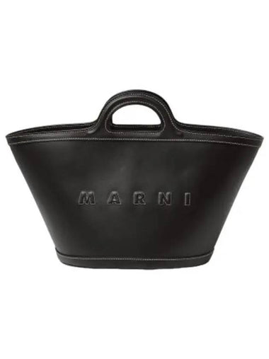 Small Tropicalia Tote Bag Black - MARNI - BALAAN 1