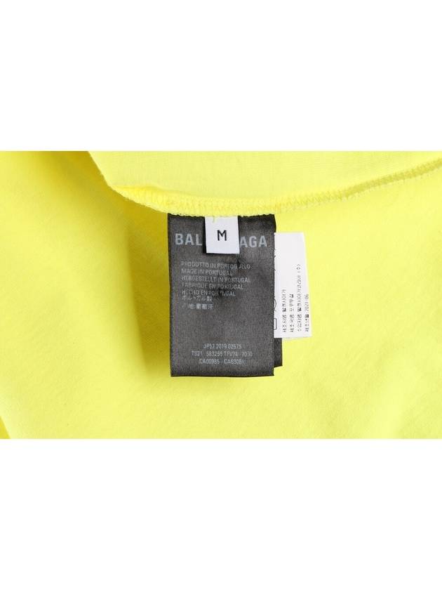 Back logo neon short sleeve t shirt M - BALENCIAGA - BALAAN 6