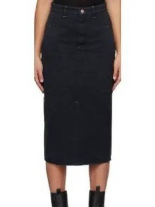 Flozia H Line Skirt Black - ISABEL MARANT - BALAAN 2