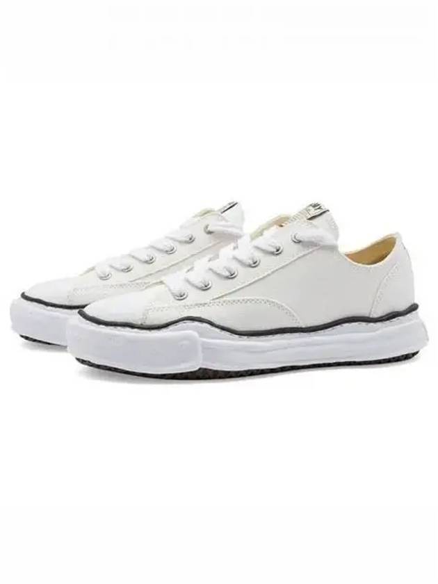 A01FW702 WH Peterson OG Sole Canvas Low Sneakers White Shoes TJ 271809 - MAISON MIHARA YASUHIRO - BALAAN 1