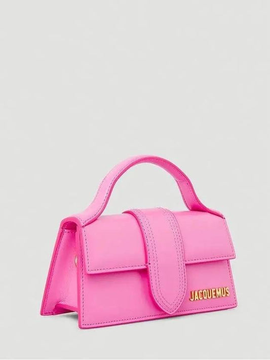 Jacquemus Le Bambino Logo Patch Plaque Slot Strap Leather Shoulder Bag - JACQUEMUS - BALAAN 2