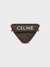 Triangle Crossbody Bag in Triomphe Canvas Tan - CELINE - BALAAN 2