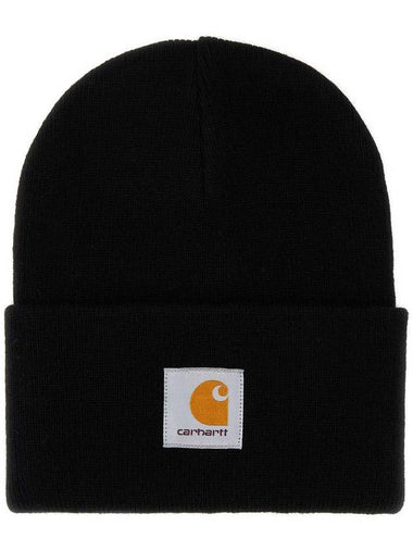 Acrylic Watch Beanie Black - CARHARTT WIP - BALAAN 1