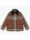 Kids Vintage Check Jacket Dark Brown - BURBERRY - BALAAN 2