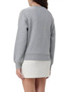 Boxy Micro Logo Sweatshirt Grey - A.P.C. - BALAAN 3