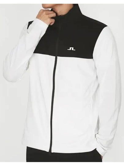 Banks Mid Layer Zip-Up Jacket White - J.LINDEBERG - BALAAN 2