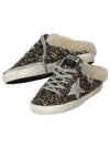 Superstar Sabot Glitter Shearling Interior Low Top Sneakers Silver - GOLDEN GOOSE - BALAAN 2