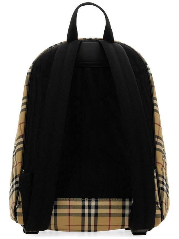 Vintage Check Motif Nylon Backpack Beige - BURBERRY - BALAAN 3