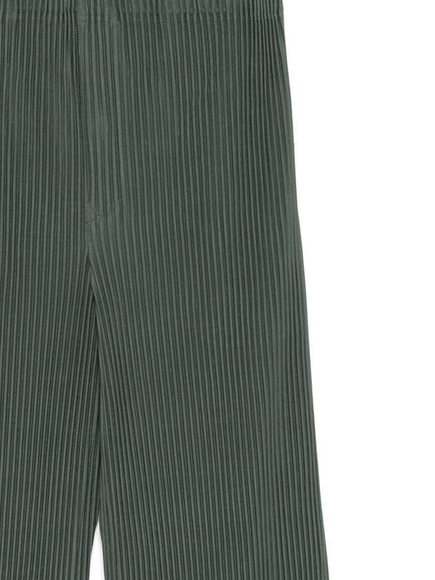 Monthly Color October Straight Pants Moss Green - ISSEY MIYAKE - BALAAN 4