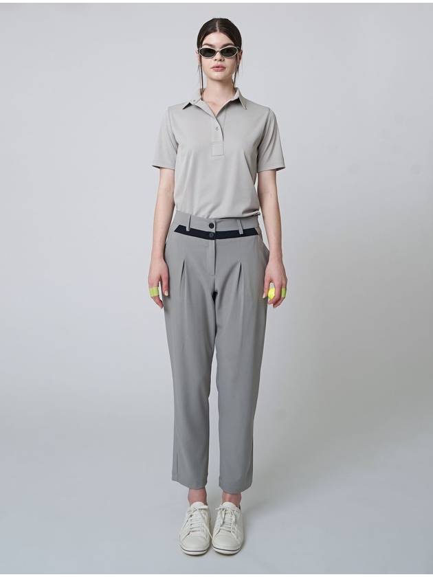 AW41TH09 Shirt collar top_light gray - ATHPLATFORM - BALAAN 3