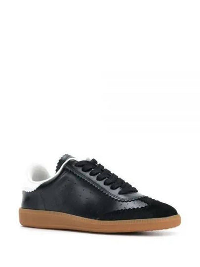 Bryce Logo Tab Low Top Sneakers Black - ISABEL MARANT - BALAAN 2