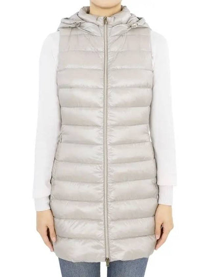 Women s SERENA Goose Down Vest Pearl Gray PI0329DIC 12017Z 9402 - HERNO - BALAAN 2