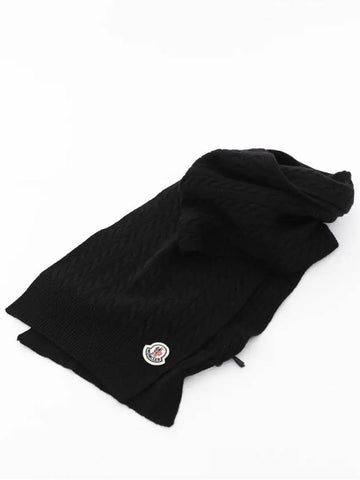 3C00017 M1127 999 Wool Muffler - MONCLER - BALAAN 1