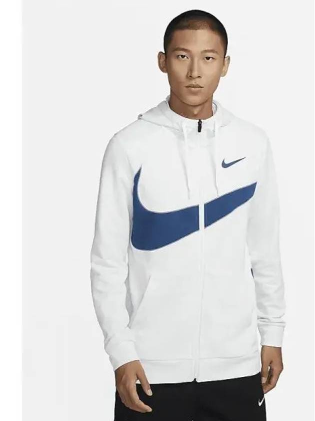 Dry Fit Men s Fleece Full Zip Fitness Hoody Summit White Coat Blue FB8576 121 699531 - NIKE - BALAAN 1