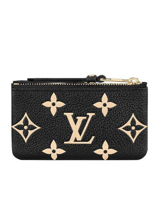 Monogram Empreinte Key Pouch Bag Black - LOUIS VUITTON - BALAAN 1