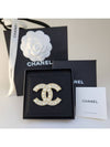 Pearl Brooch Classic CC Logo Crystal Gold A64762 - CHANEL - BALAAN 8