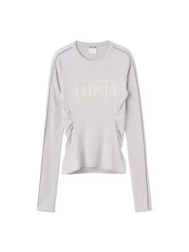 Sports lettering long sleeve t shirt ice - SCULPTOR - BALAAN 1