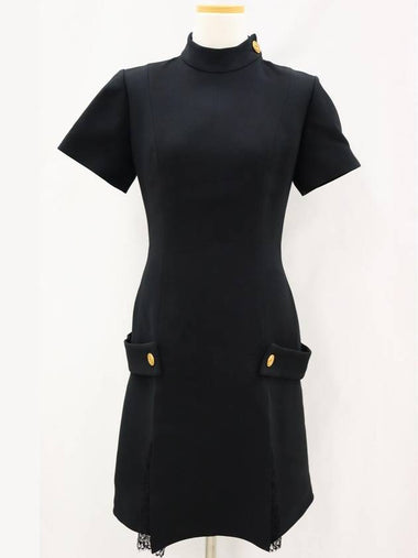 Short sleeve dress black 1AA9L3 - LOUIS VUITTON - BALAAN 1