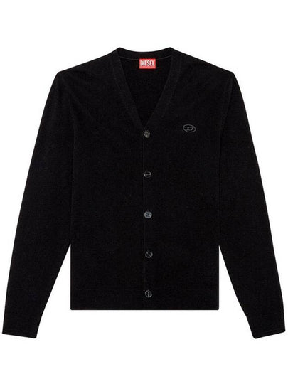 Wool Cashmere Cardigan Black - DIESEL - BALAAN 2