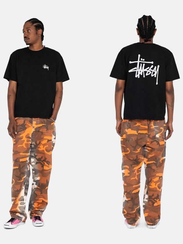 Basic t shirt black men - STUSSY - BALAAN 5