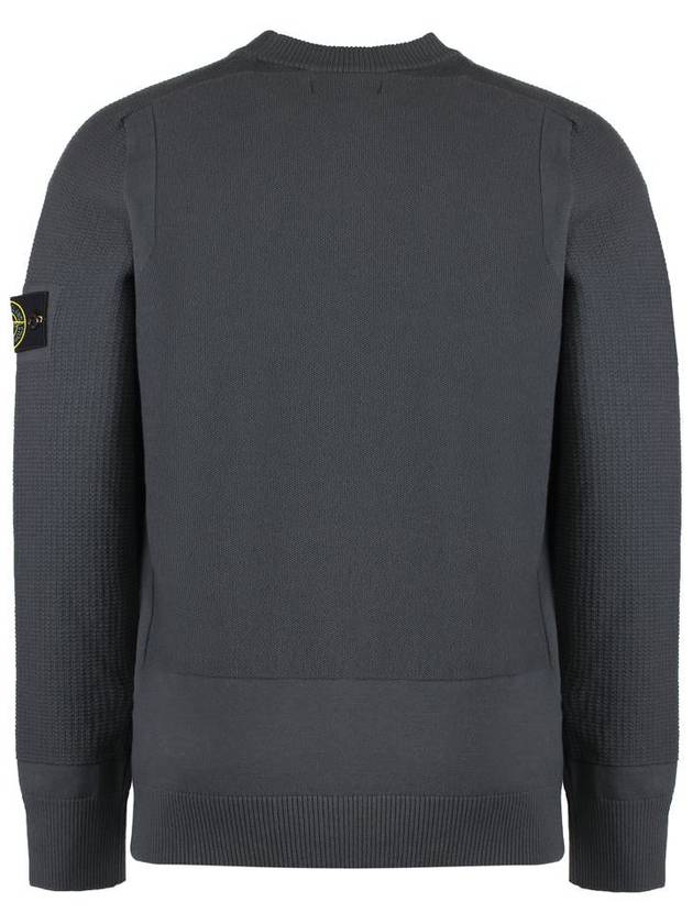 Stone Island Wool-Blend Crew-Neck Sweater - STONE ISLAND - BALAAN 2