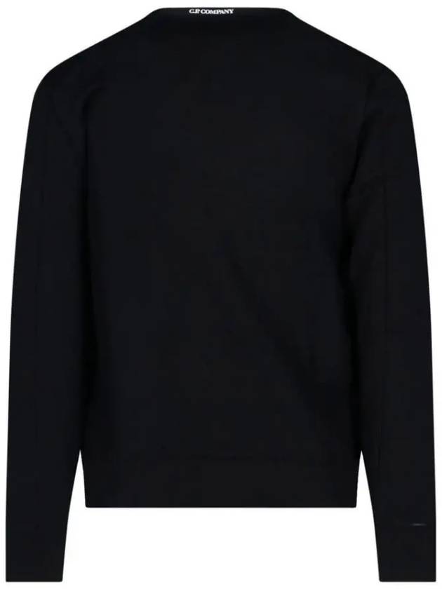 Diagonal Raised Sweatshirt Black - CP COMPANY - BALAAN 4