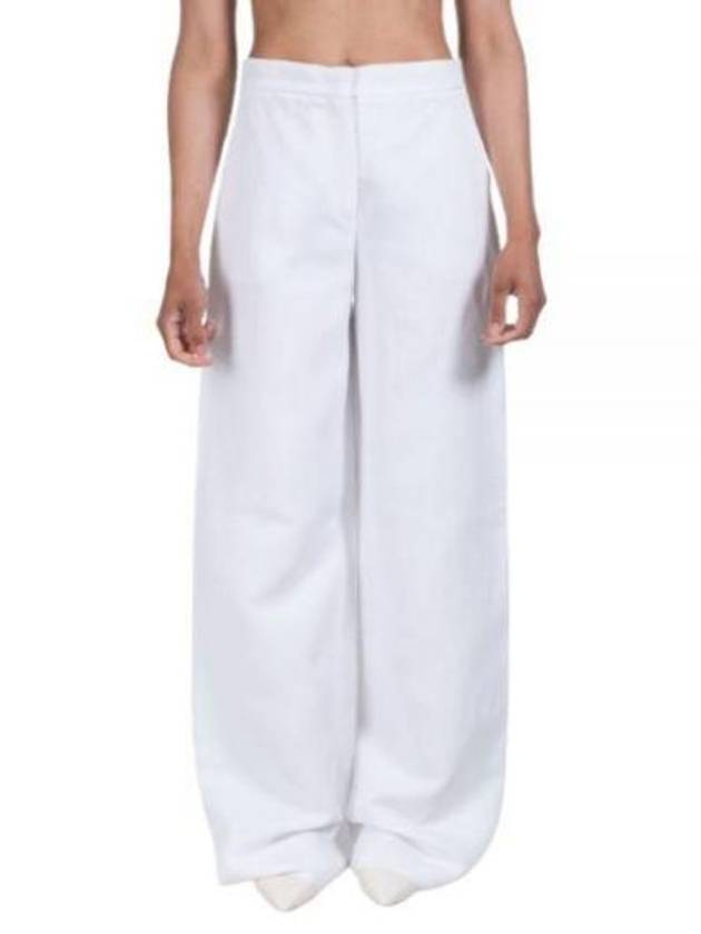 Gary Viscose Wide Pants White - MAX MARA - BALAAN 2