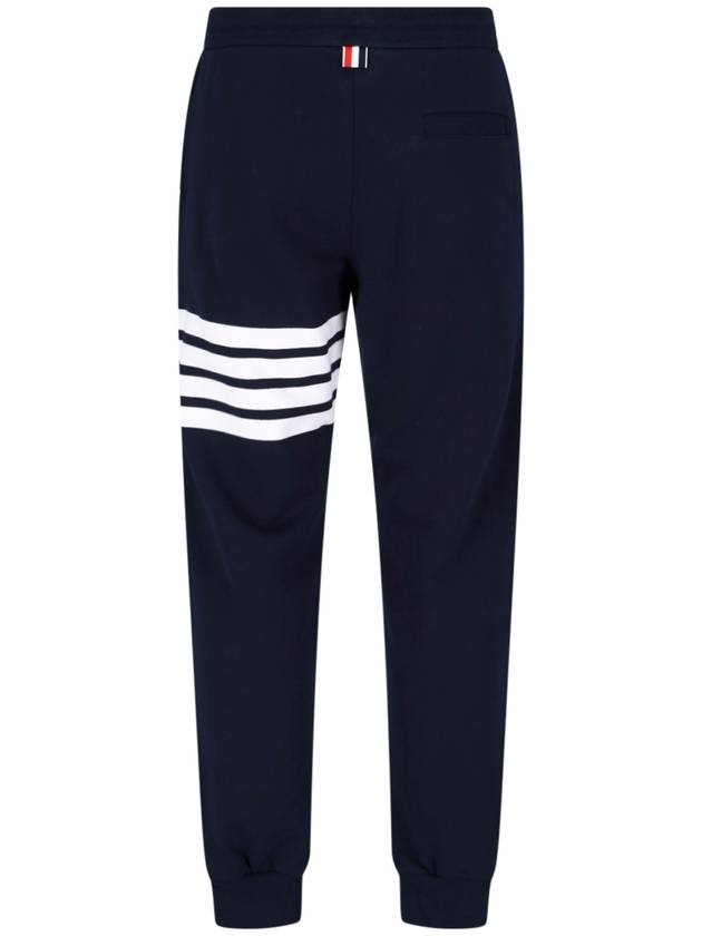 Men's Classic Loopback Engineered 4 Bar Classic Sweatpants Navy - THOM BROWNE - BALAAN 4