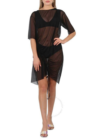 Wolford Ladies Black Transparent Soft Tulle Yoon Beach Cover Up, Size Small - WOLFORD - BALAAN 1