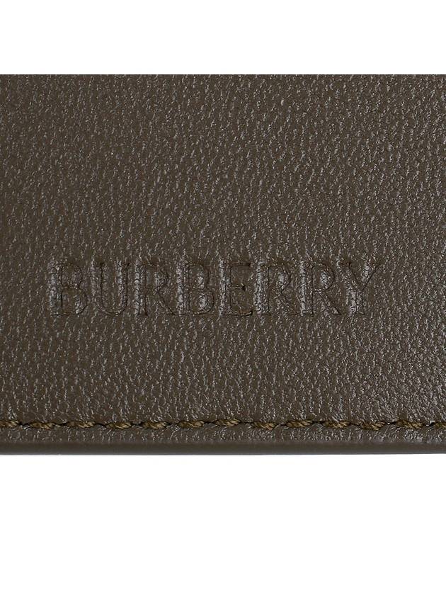 Check Pattern Two-Fold Card Wallet Beige - BURBERRY - BALAAN 7