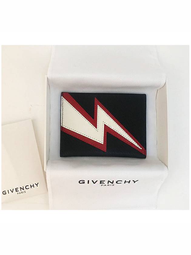 Lightning Bolt Card Wallet Black - GIVENCHY - BALAAN 8