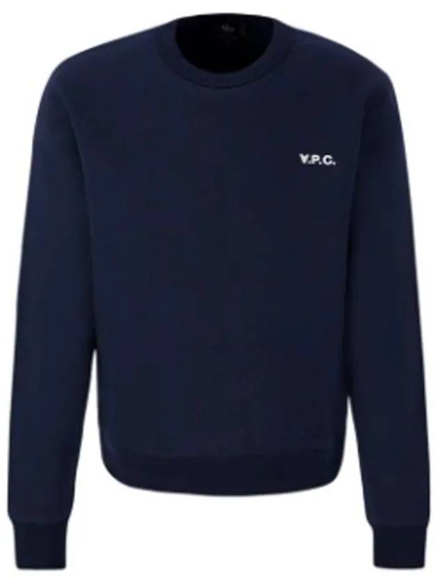 Boxy Petit VPC Sweatshirt Dark Navy - A.P.C. - BALAAN 2