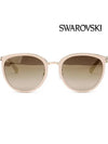 Sunglasses SK247K 32G half mirror official Asian fit - SWAROVSKI - BALAAN 3