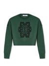 Sir Cropped Virgin Wool Knit Top Green - MAX MARA - BALAAN 2