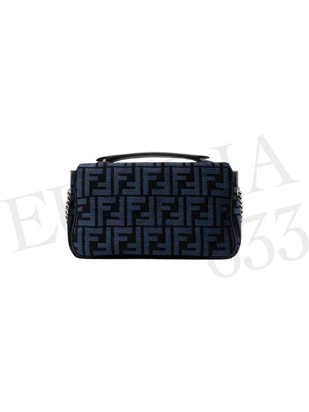 Baguette Chain Medium Shoulder Bag Blue - FENDI - BALAAN 7