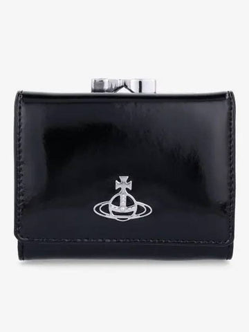 Small Frame Wallet Black 5115002NWL001ON403 - VIVIENNE WESTWOOD - BALAAN 1