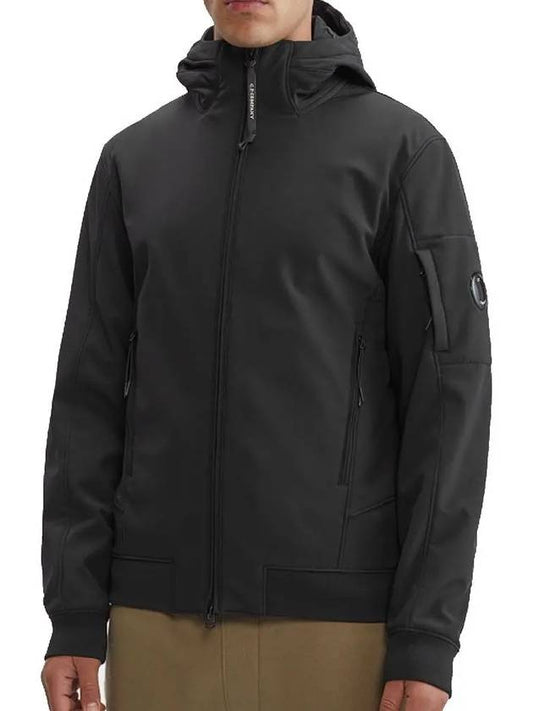 Shell-R Hooded Jacket Black - CP COMPANY - BALAAN 2