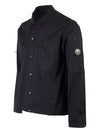 Men's Gabardine Lens Long Sleeve Shirt Black - CP COMPANY - BALAAN 4