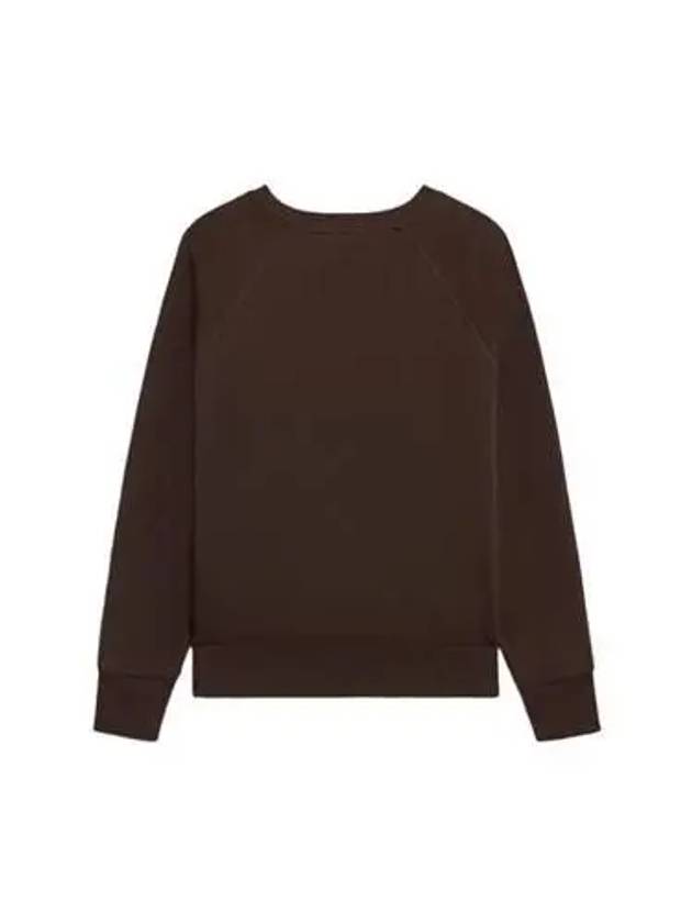 Triomphe Cotton Fleece Sweatshirt Kakao - CELINE - BALAAN 4